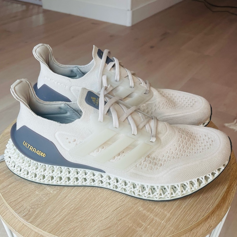 Adidas ultra 4dfwd - aluminum magic beige size 10